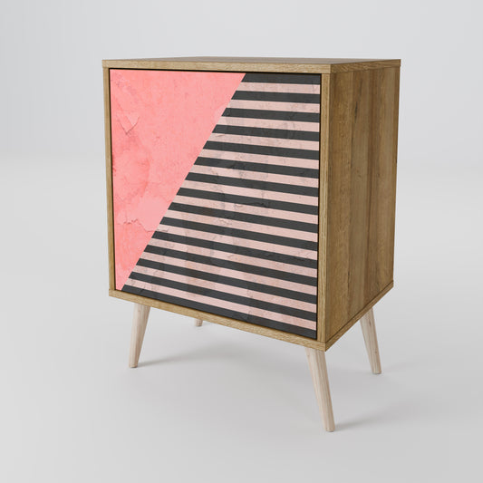 GLAMOROUS STRIPE Aparador de 1 Porta