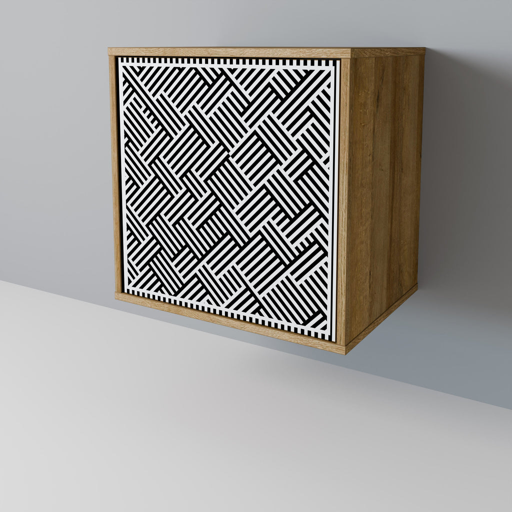 TEMPORARY SEQUENCE 1-Door Sideboard in Oak Effect