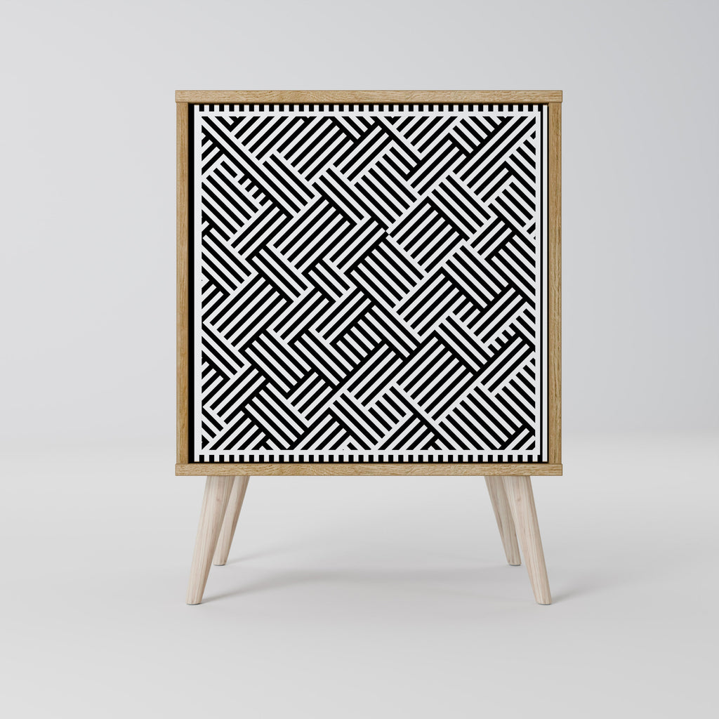 TEMPORARY SEQUENCE 1-Door Sideboard in Oak Effect