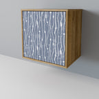 GRAPHITE RAIN Aparador de 1 Porta em Efeito Carvalho