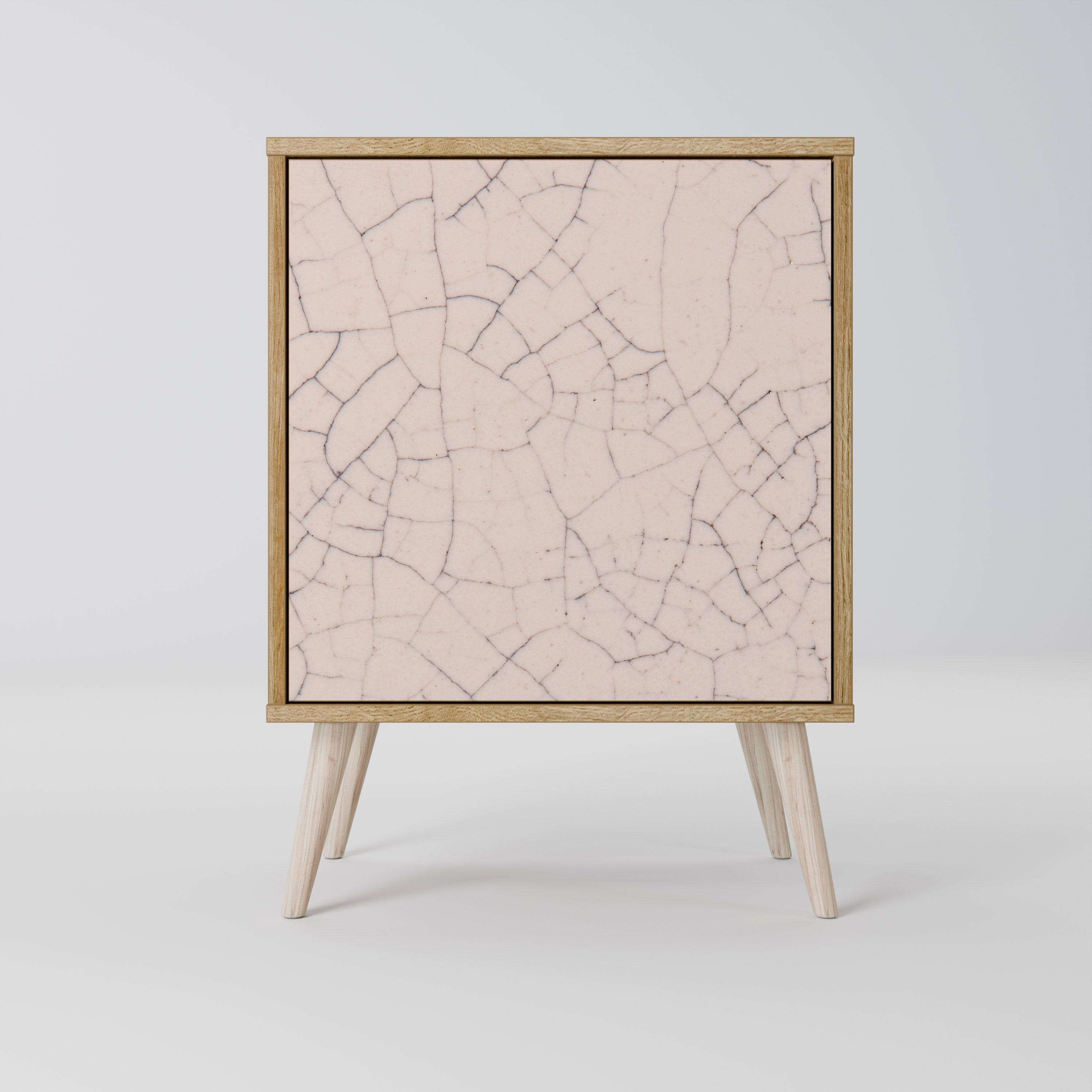 CERAMIC TEXTURE Aparador de 1 Porta em Efeito Carvalho