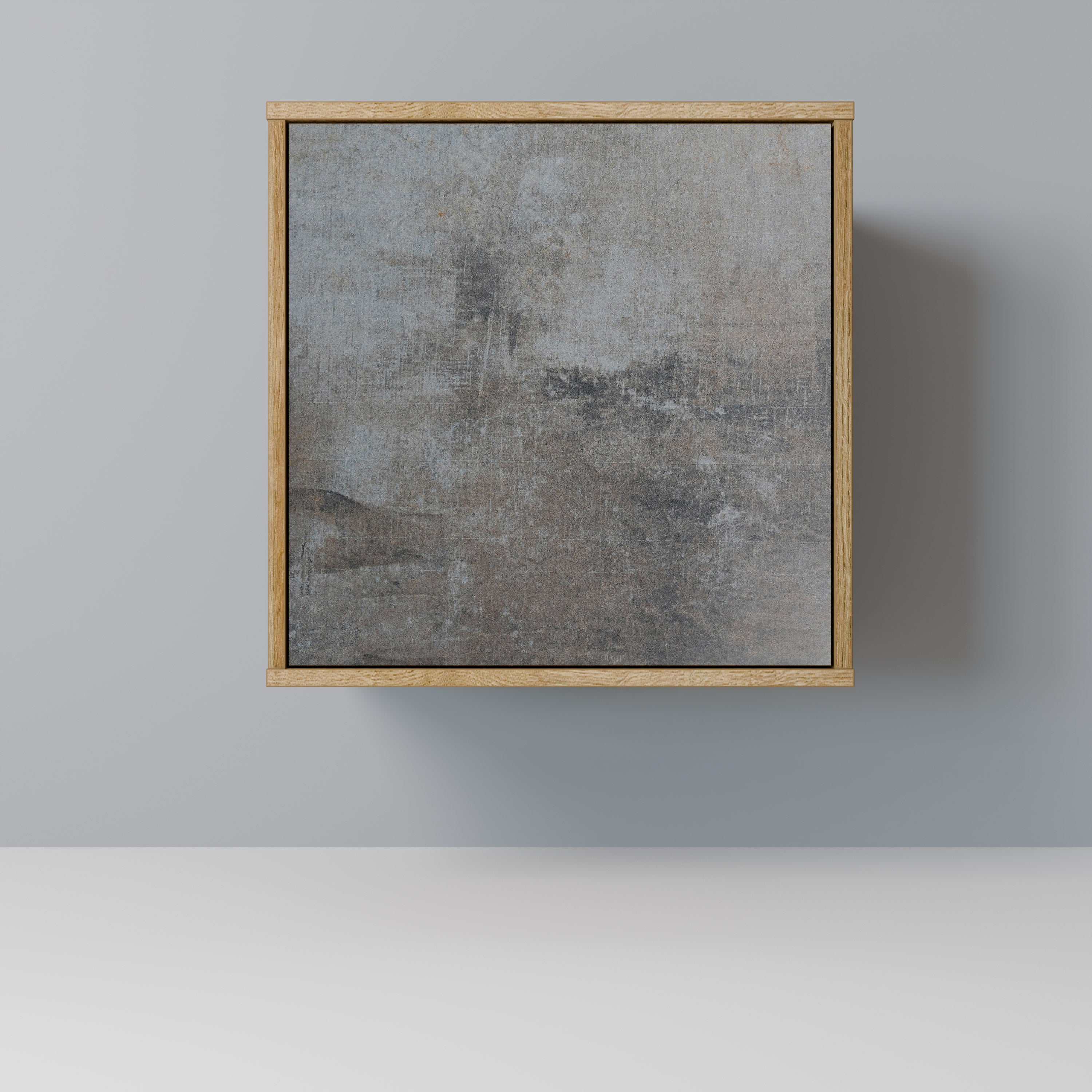 CONCRETE WALL Aparador de 1 Porta em Efeito Carvalho