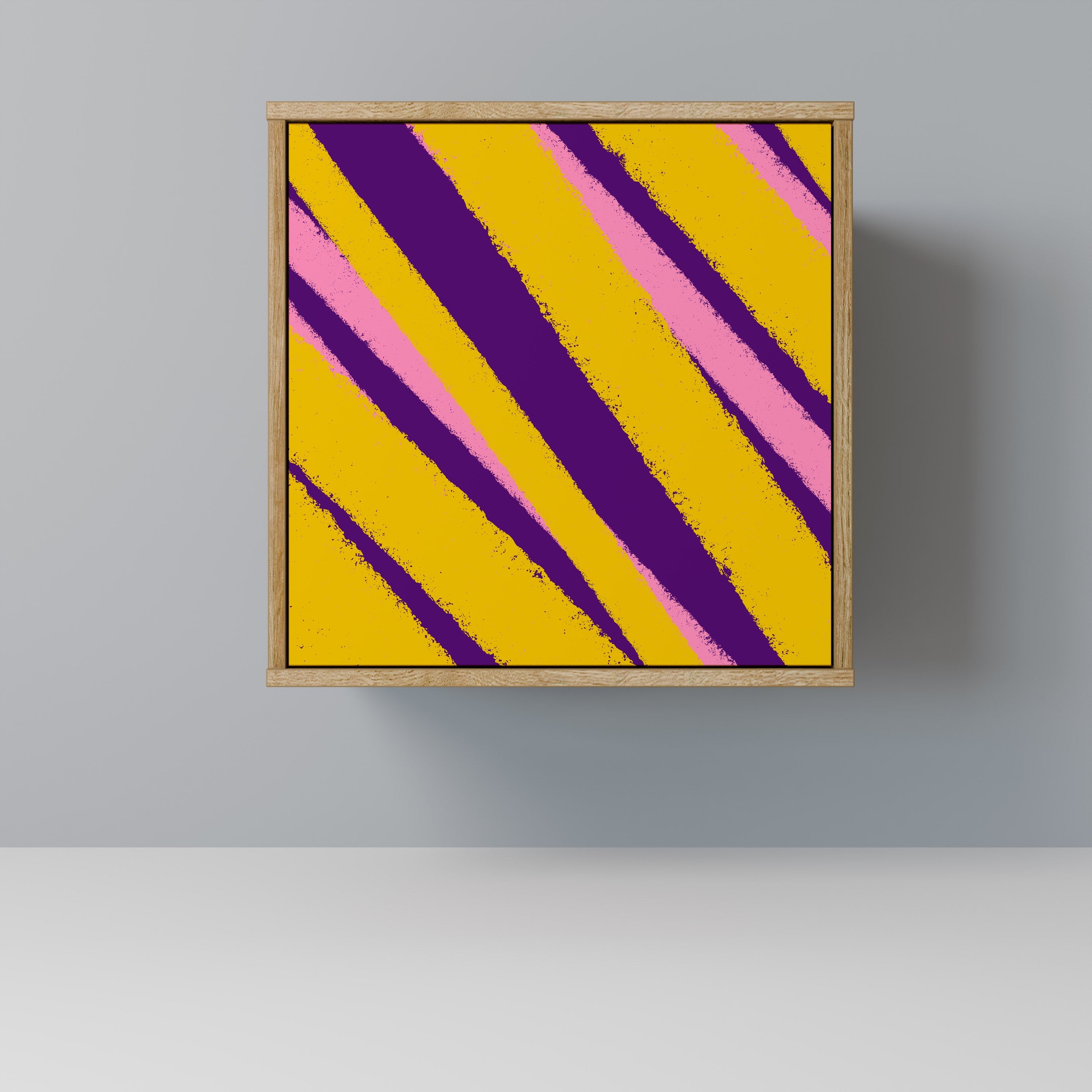 DREAMS COME TRUE Aparador de 1 Porta em Efeito Carvalho