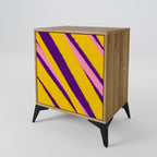 DREAMS COME TRUE Aparador de 1 Porta em Efeito Carvalho