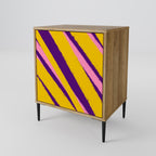 DREAMS COME TRUE Aparador de 1 Porta em Efeito Carvalho