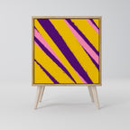 DREAMS COME TRUE Aparador de 1 Porta em Efeito Carvalho