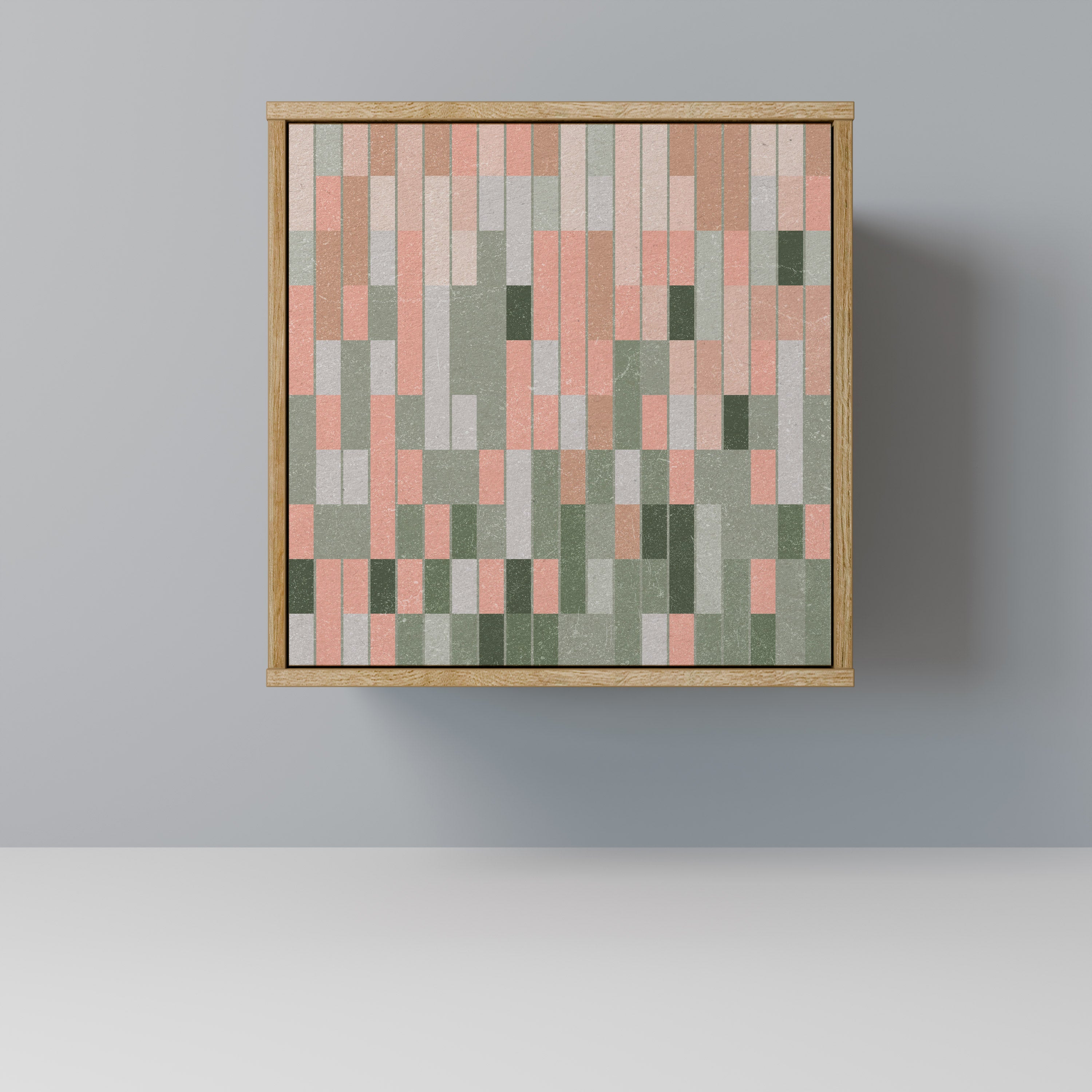 BUILDING THE FUTURE Aparador de 1 Porta em Efeito Carvalho