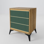 ILUSION GATE Aparador de 1 Porta em Efeito Carvalho