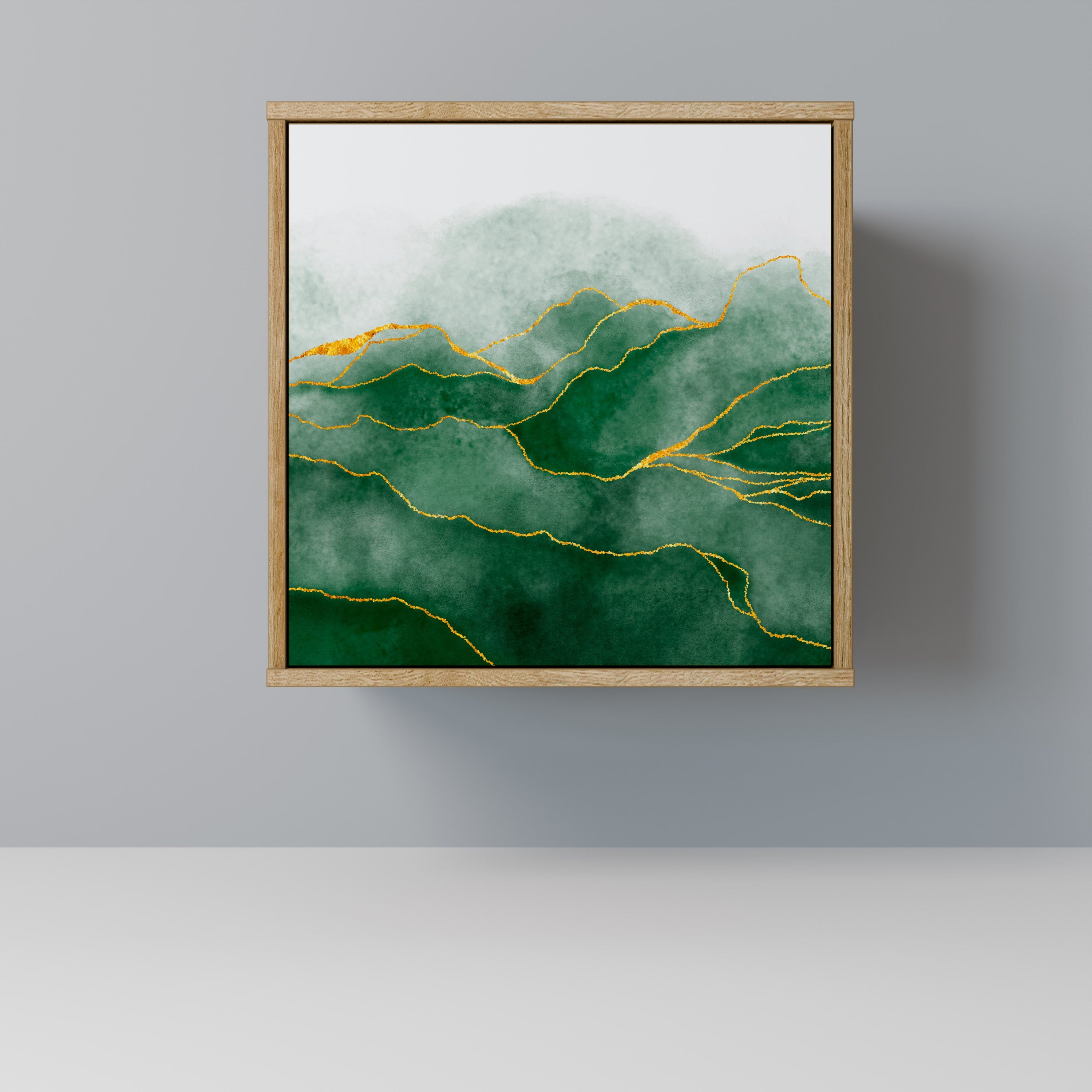 EXPENSIVE NATURE Aparador de 1 Porta em Efeito Carvalho