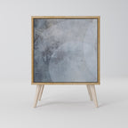 MUTED ARC Aparador de 1 Porta em Efeito Carvalho