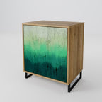NORTHERN LIGHTS Aparador de 1 Porta em Efeito Carvalho