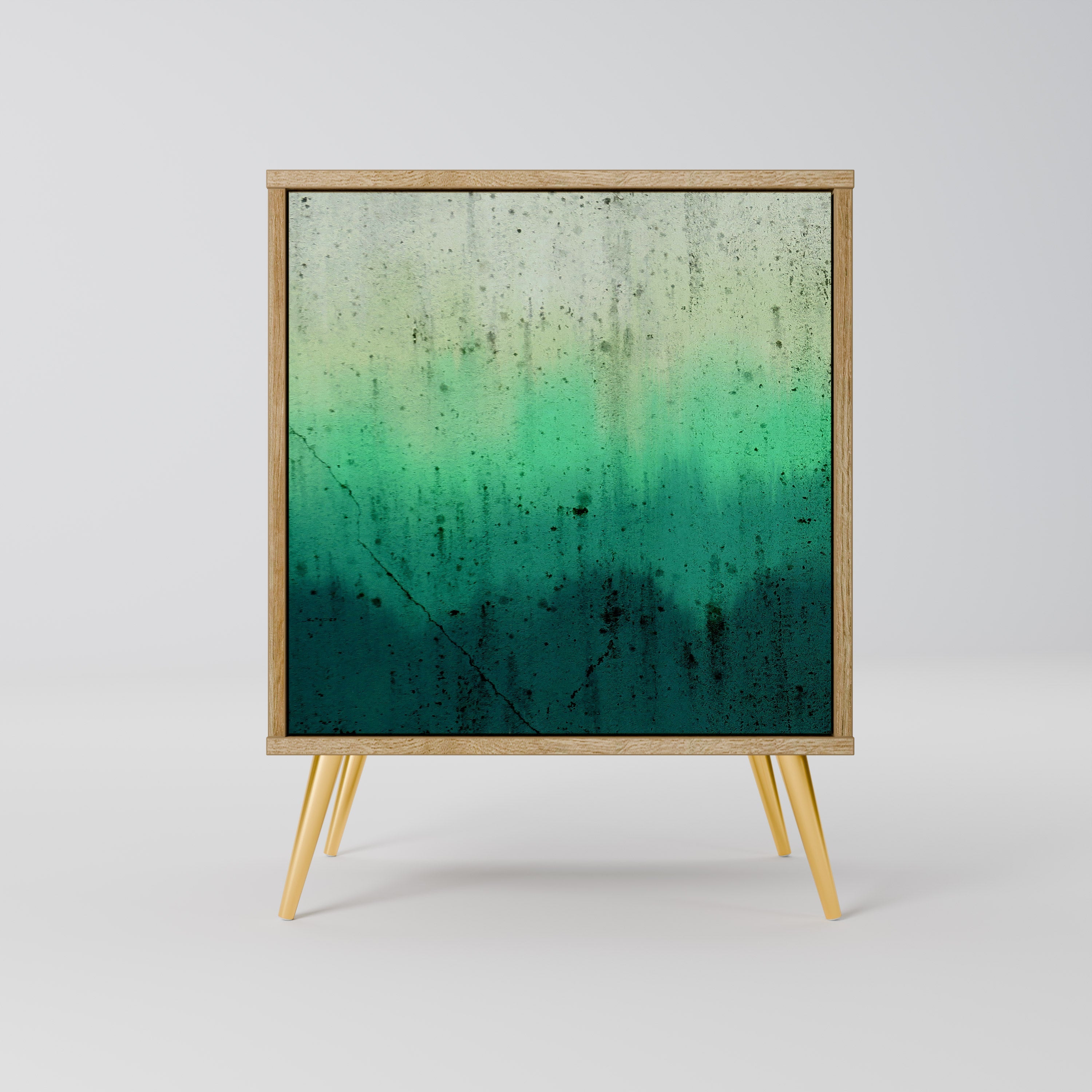 NORTHERN LIGHTS Aparador de 1 Porta em Efeito Carvalho