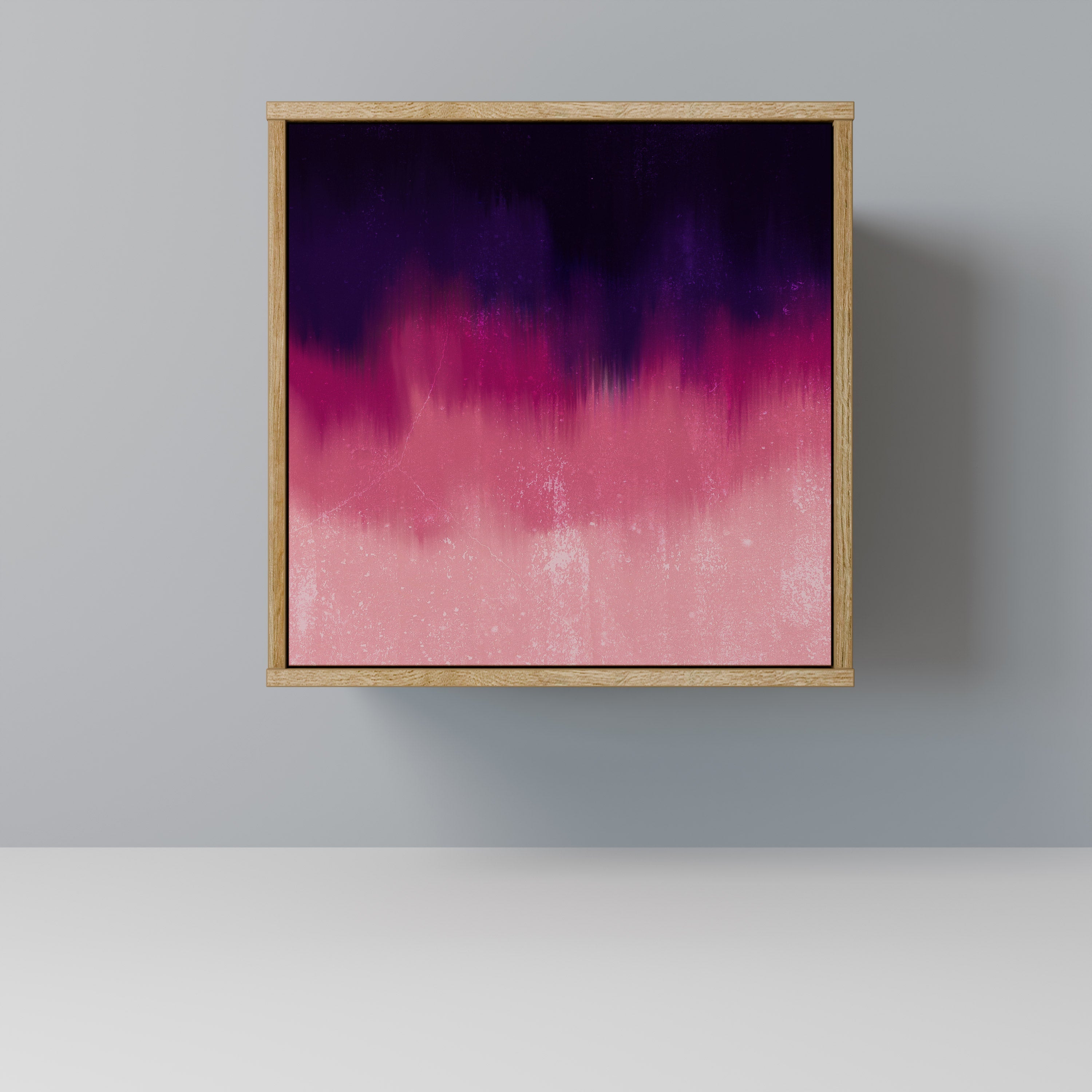 AURORA BOREALIS Aparador de 1 Porta em Efeito Carvalho