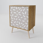 PASSING SECONDS Aparador de 1 Porta em Efeito Carvalho