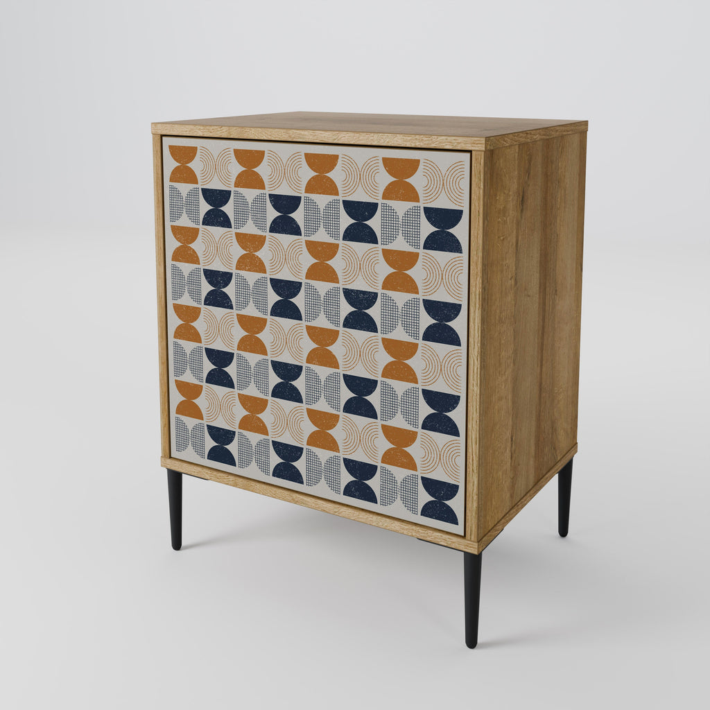 REFLECTION RANGE Aparador de 1 Porta em Efeito Carvalho