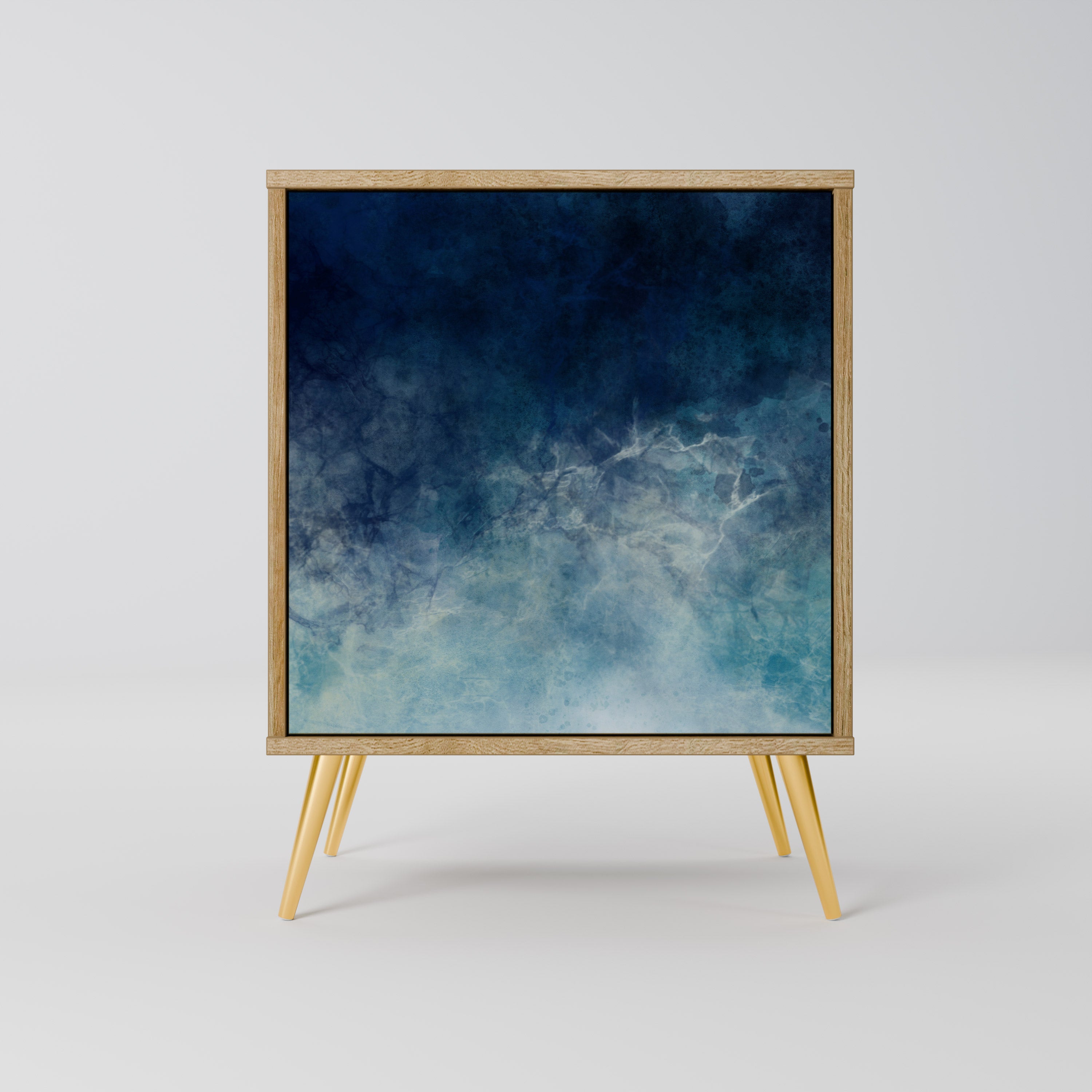 CELESTIAL FALL Aparador de 1 Porta em Efeito Carvalho