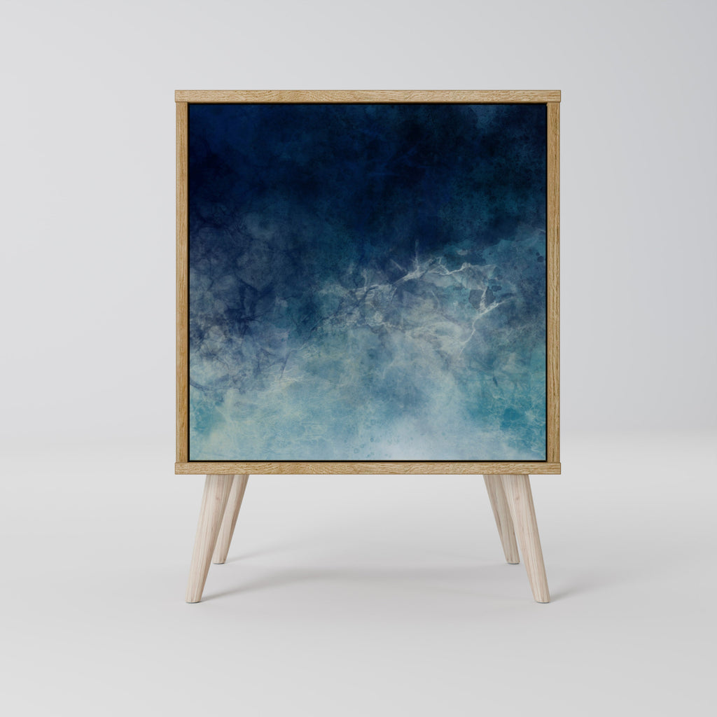 CELESTIAL FALL Aparador de 1 Porta em Efeito Carvalho