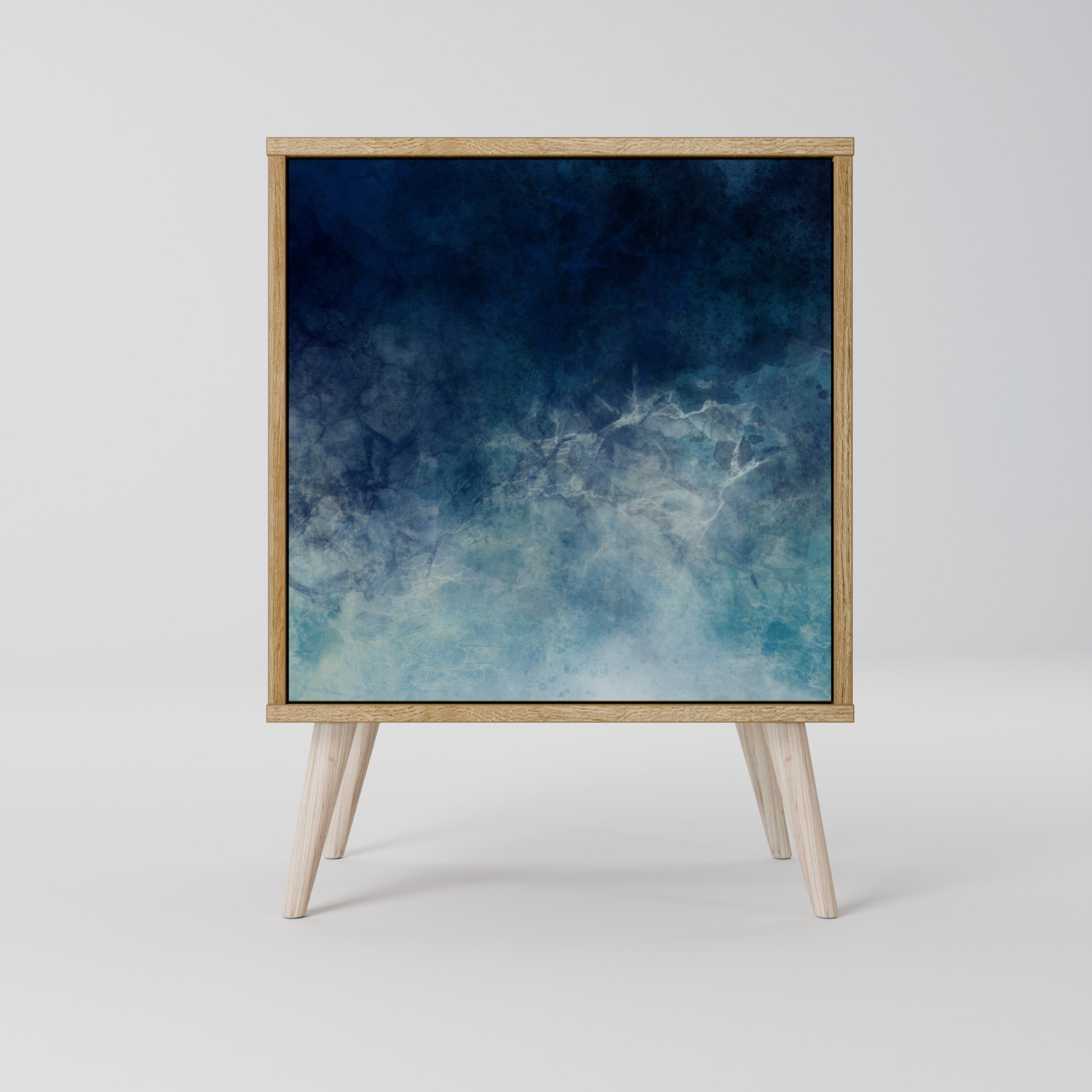 CELESTIAL FALL Aparador de 1 Porta em Efeito Carvalho