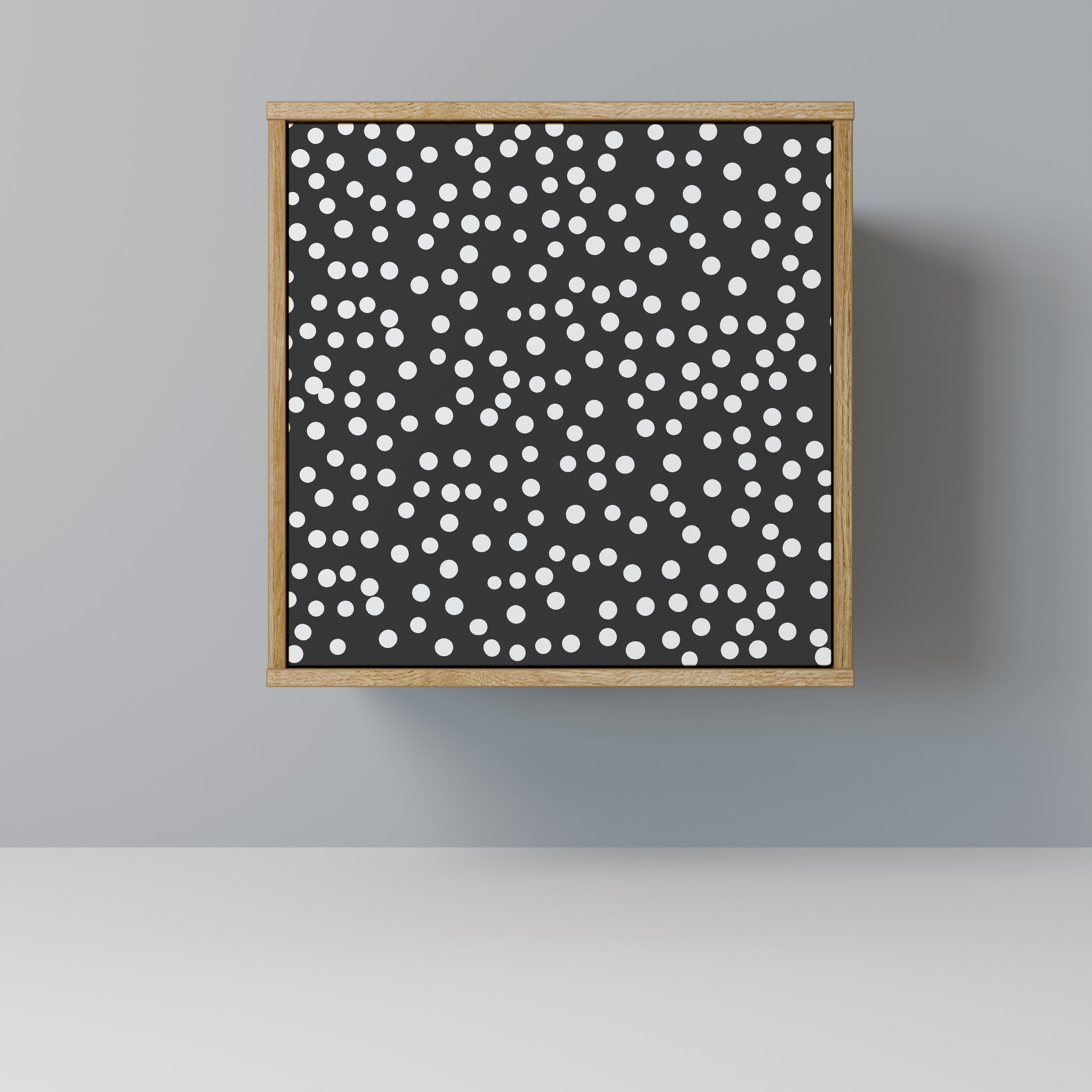 BLINDING LIGHTS Aparador de 1 Porta em Efeito Carvalho