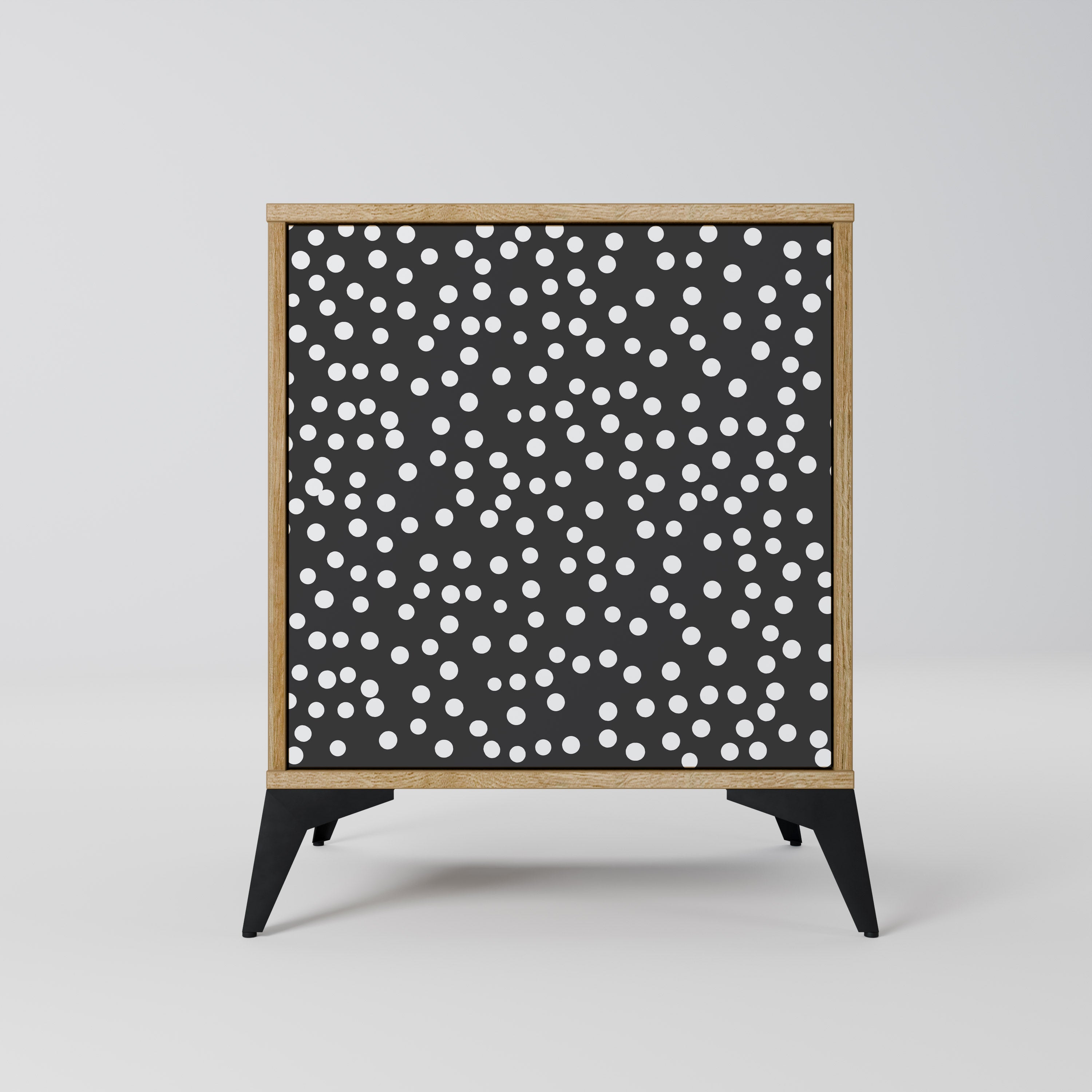 BLINDING LIGHTS Aparador de 1 Porta em Efeito Carvalho