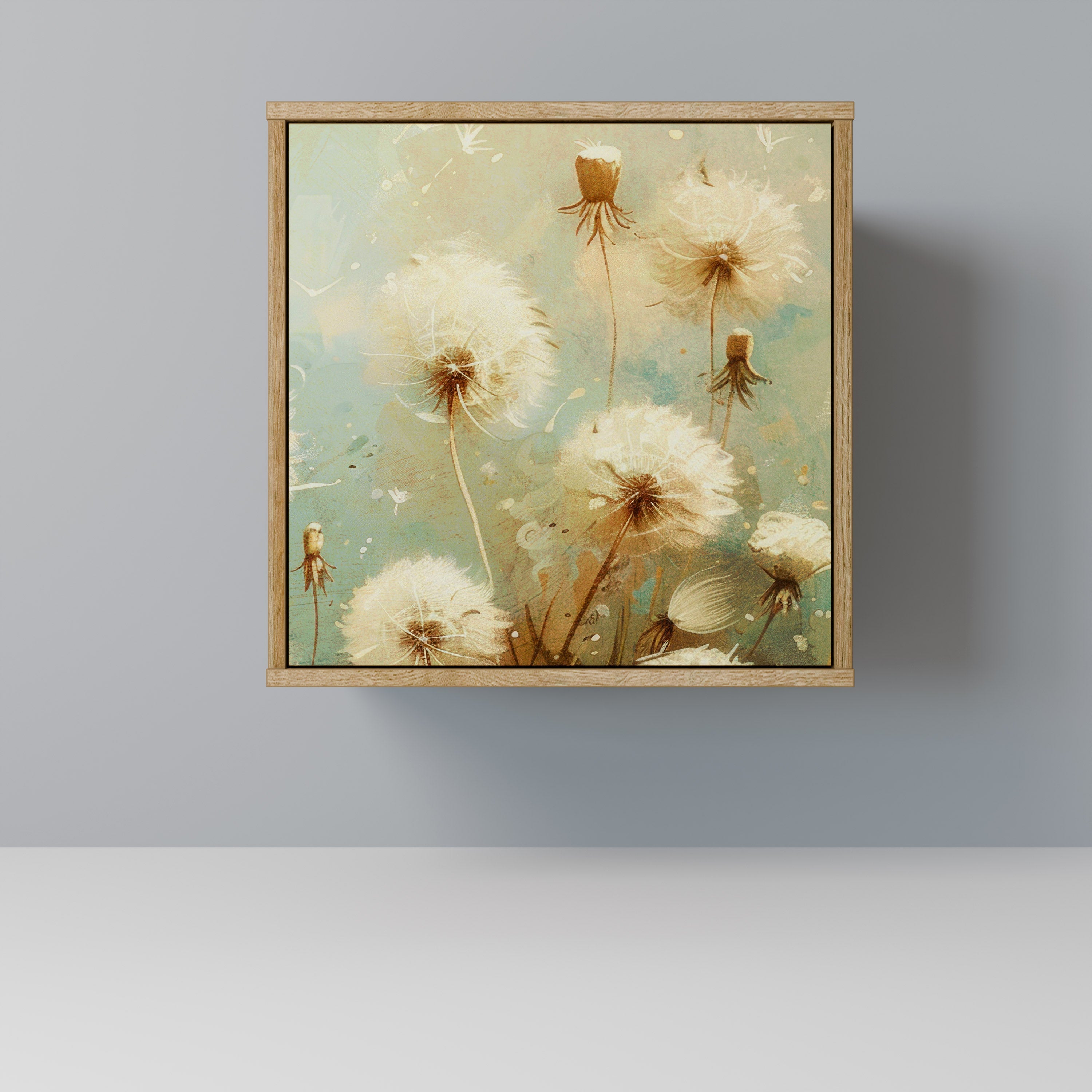 DREAMY MEADOW Aparador de 1 Porta em Efeito Carvalho