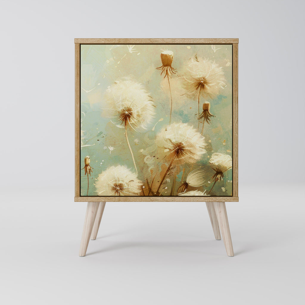 DREAMY MEADOW Aparador de 1 Porta em Efeito Carvalho