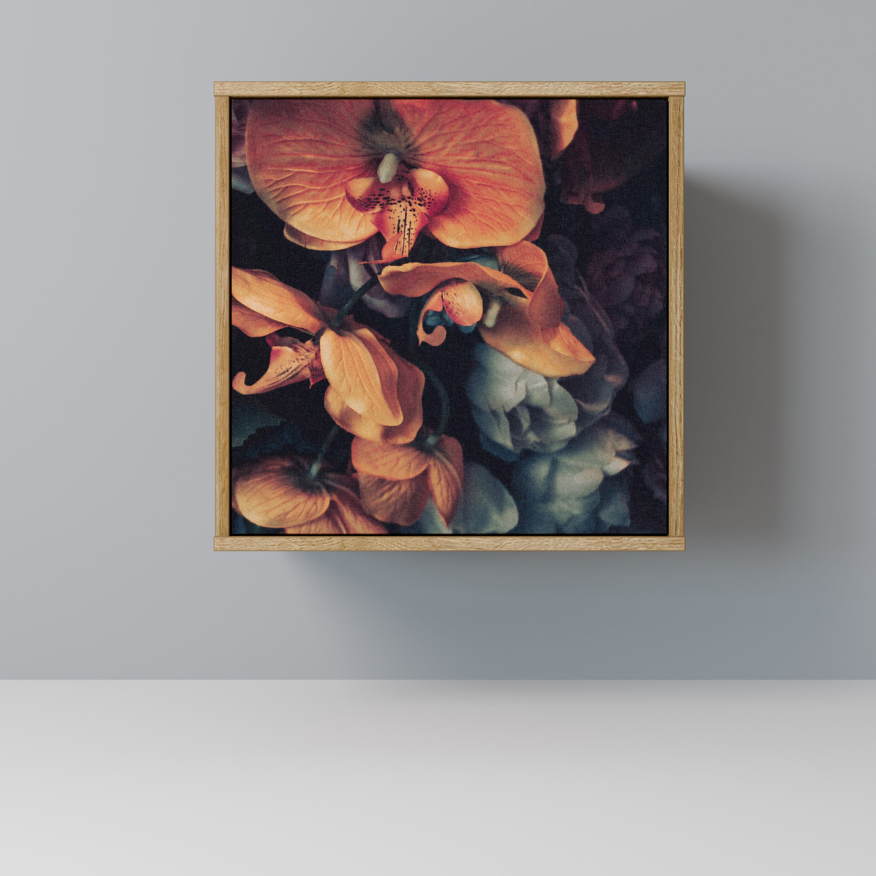 NEVERENDING BLOOM Aparador de 1 Porta em Efeito Carvalho