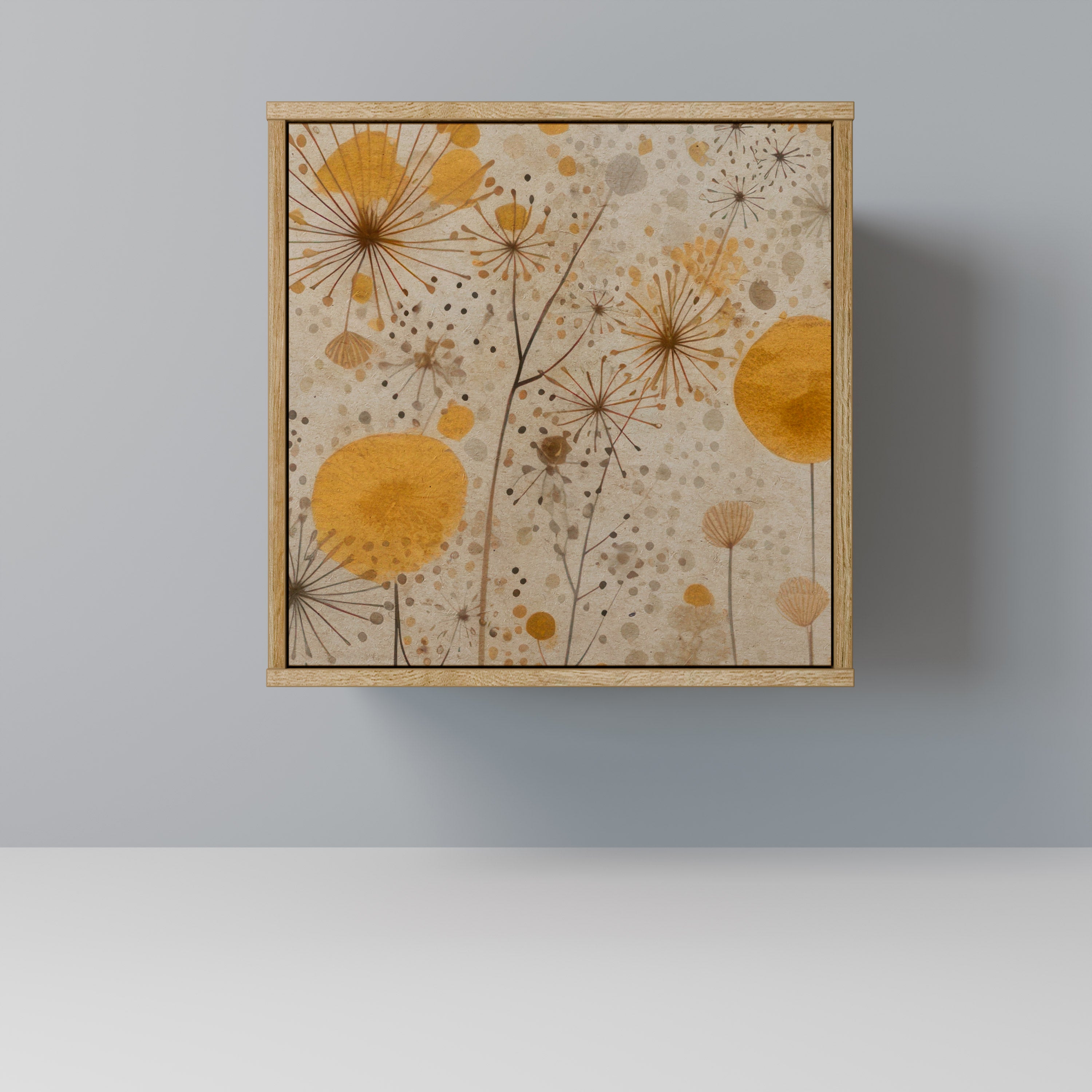 MORNING GLADE Aparador de 1 Porta em Efeito Carvalho