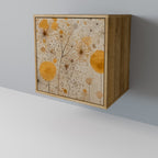 MORNING GLADE Aparador de 1 Porta em Efeito Carvalho