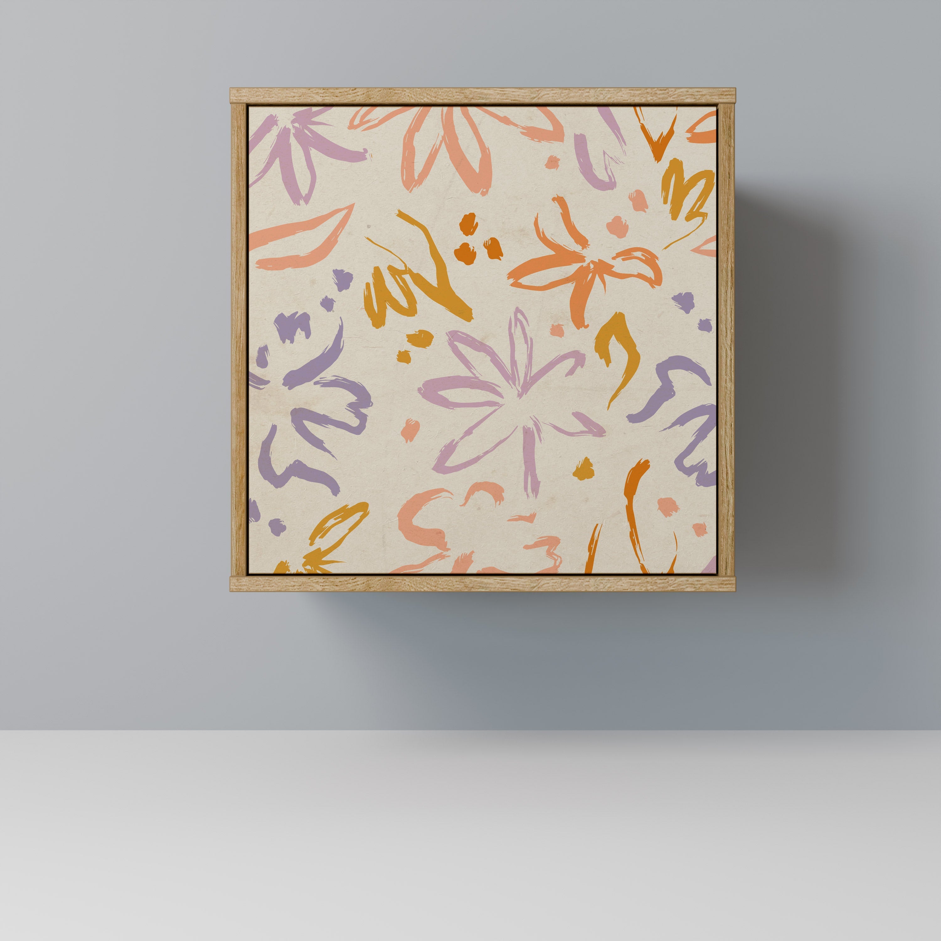 SPRING WHIMSY Aparador de 1 Porta em Efeito Carvalho