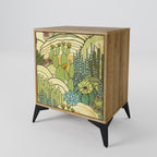 SUCCULENTS KALEIDOSCOPE Aparador de 1 Porta em Efeito Carvalho