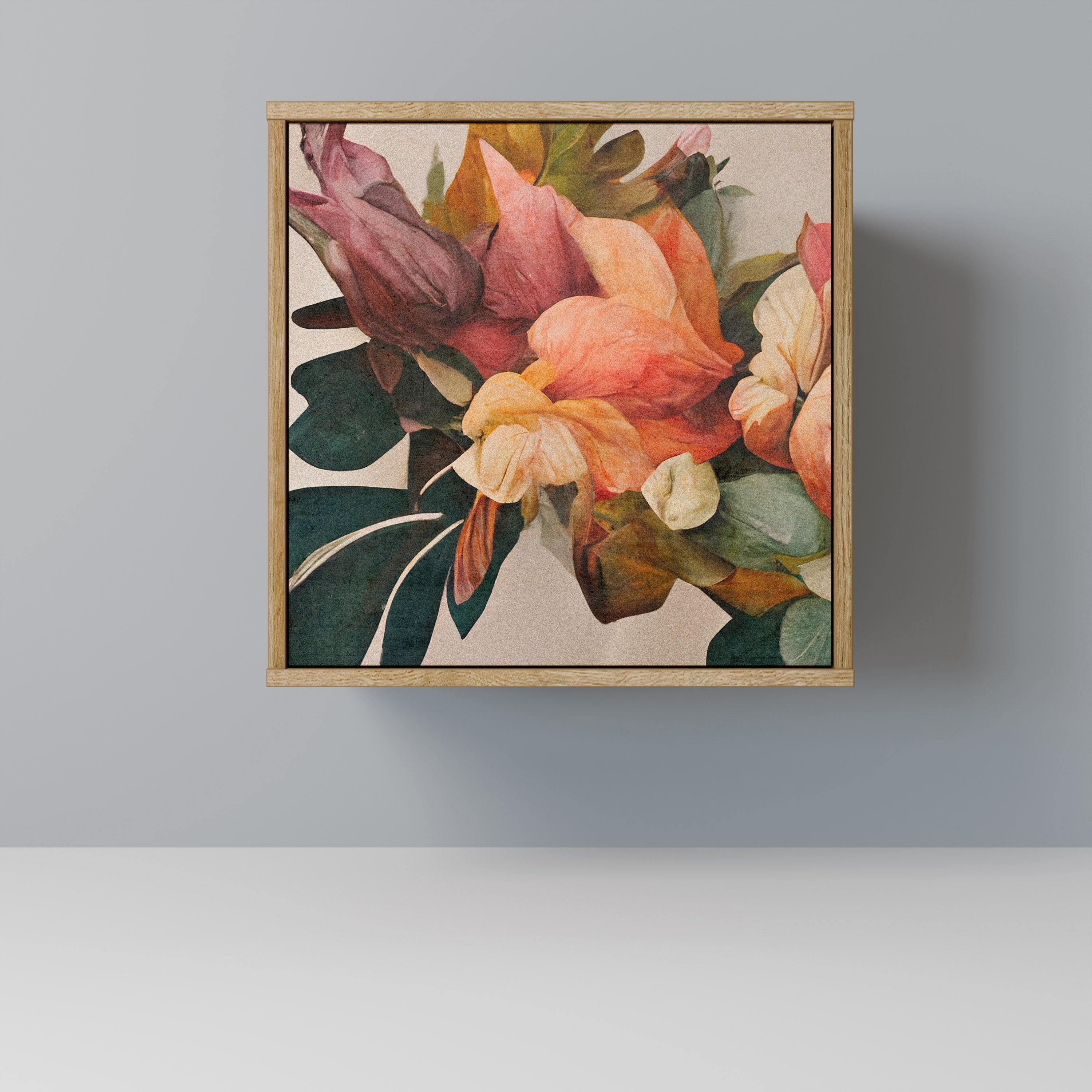 STYLISH BEAUTY Aparador de 1 Porta em Efeito Carvalho