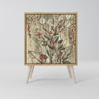 HERBAL GRACE Aparador de 1 Porta em Efeito Carvalho