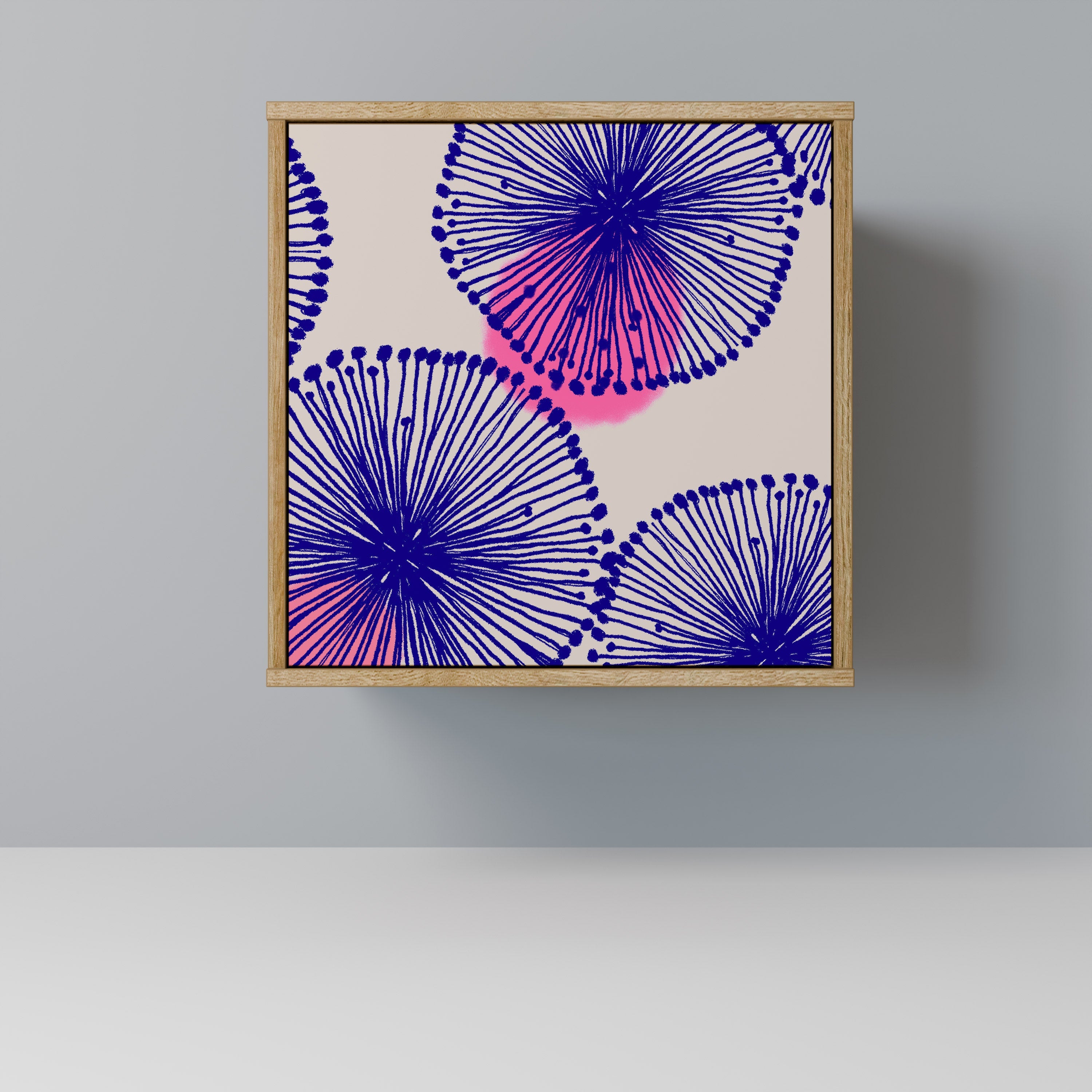 MAGIC NATURE Aparador de 1 Porta em Efeito Carvalho