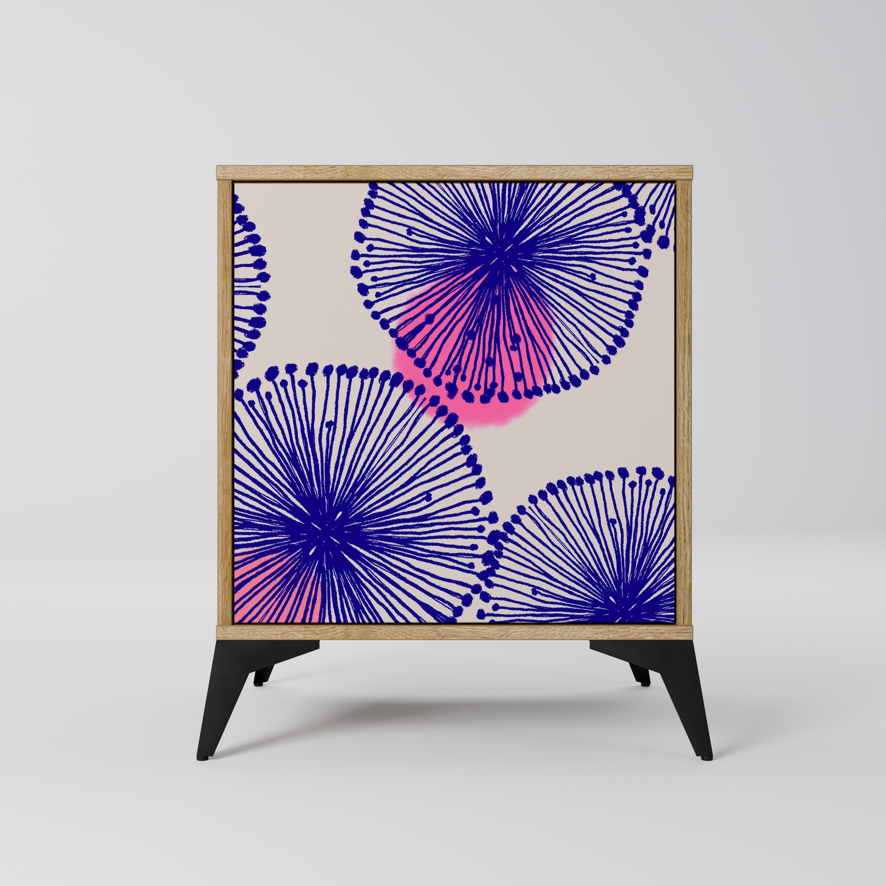 MAGIC NATURE Aparador de 1 Porta em Efeito Carvalho