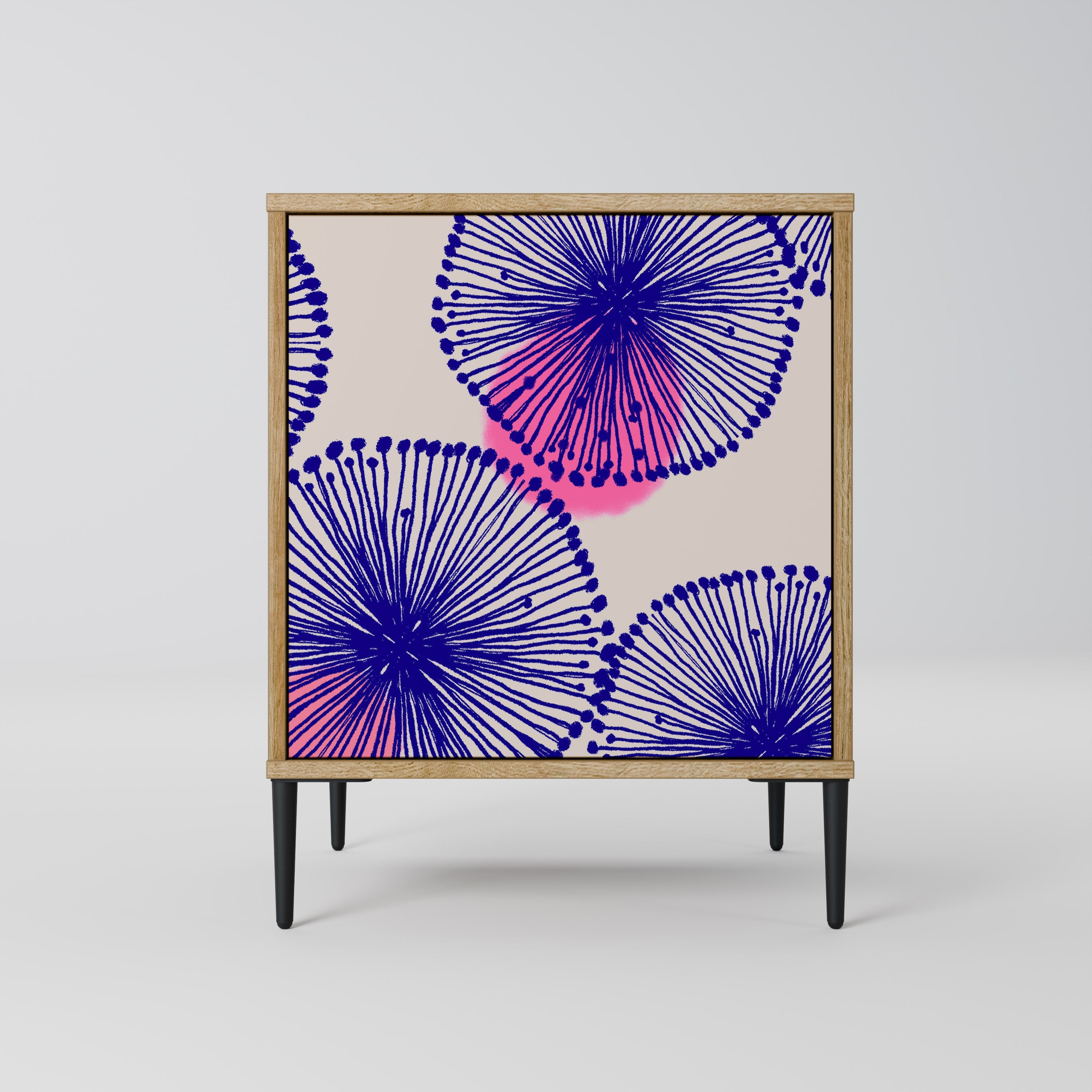 MAGIC NATURE Aparador de 1 Porta em Efeito Carvalho