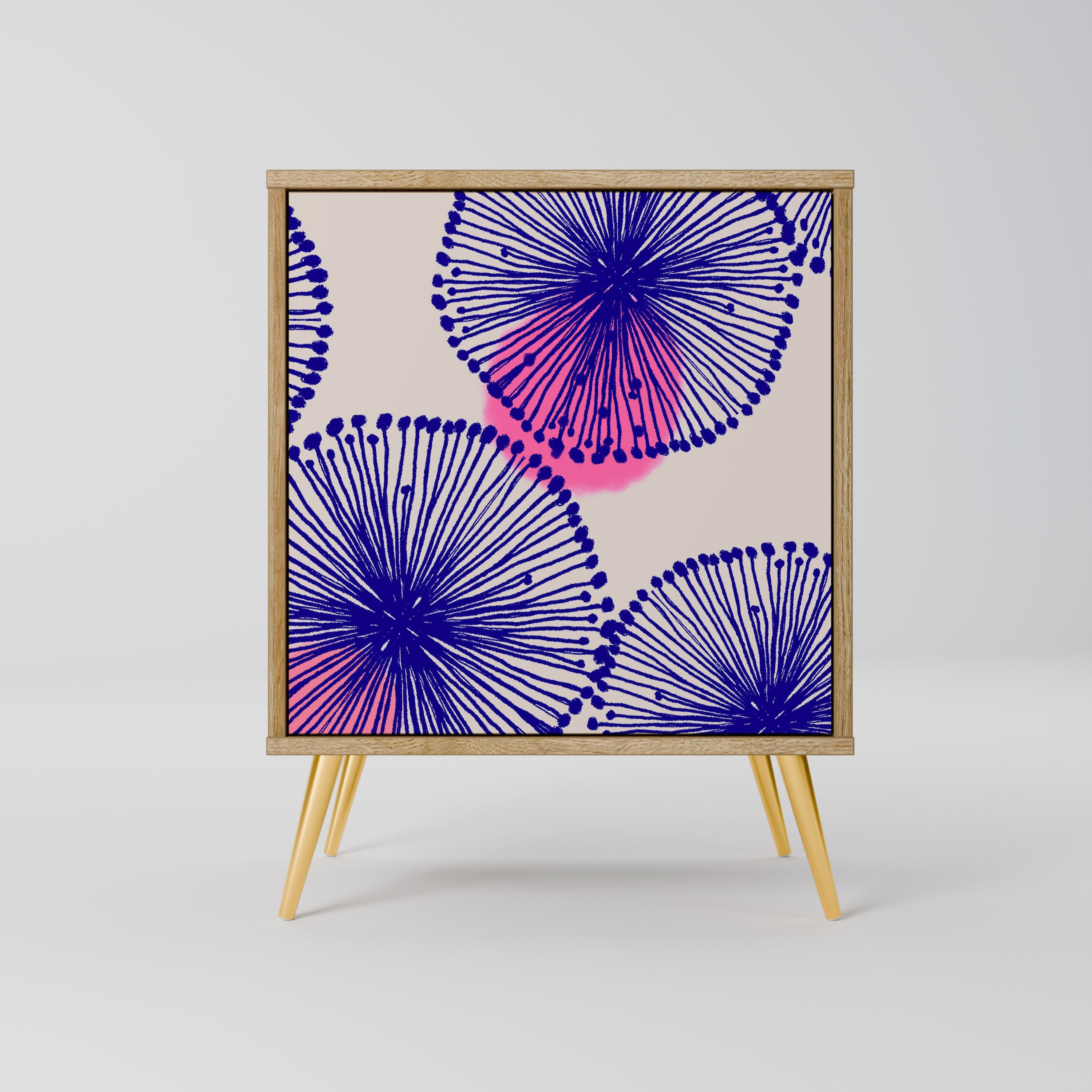 MAGIC NATURE Aparador de 1 Porta em Efeito Carvalho