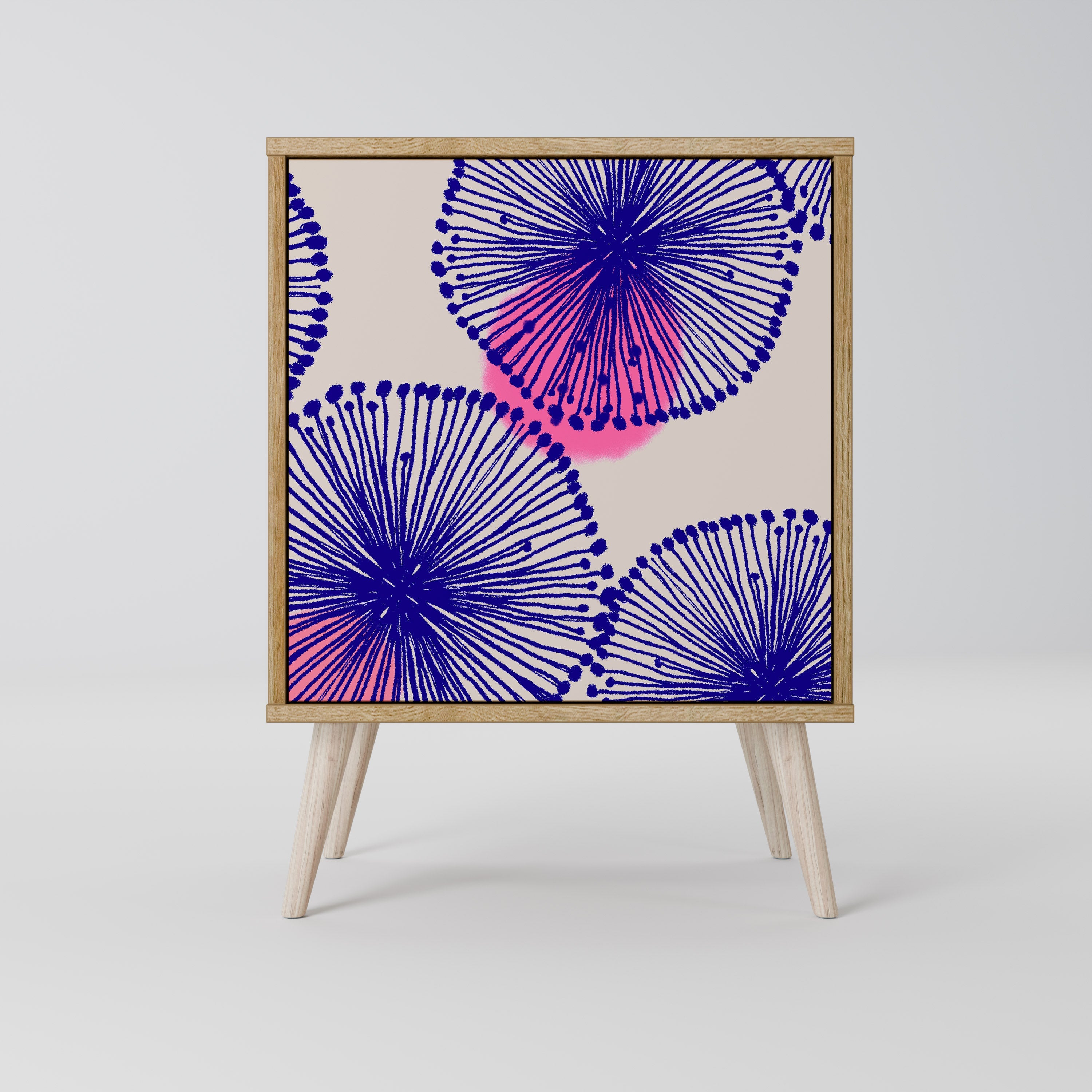 MAGIC NATURE Aparador de 1 Porta em Efeito Carvalho