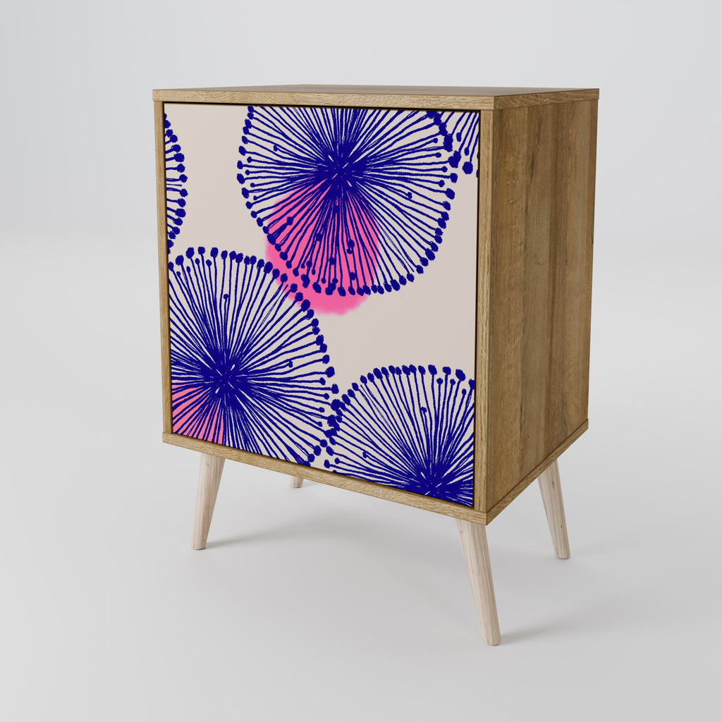 MAGIC NATURE Aparador de 1 Porta em Efeito Carvalho