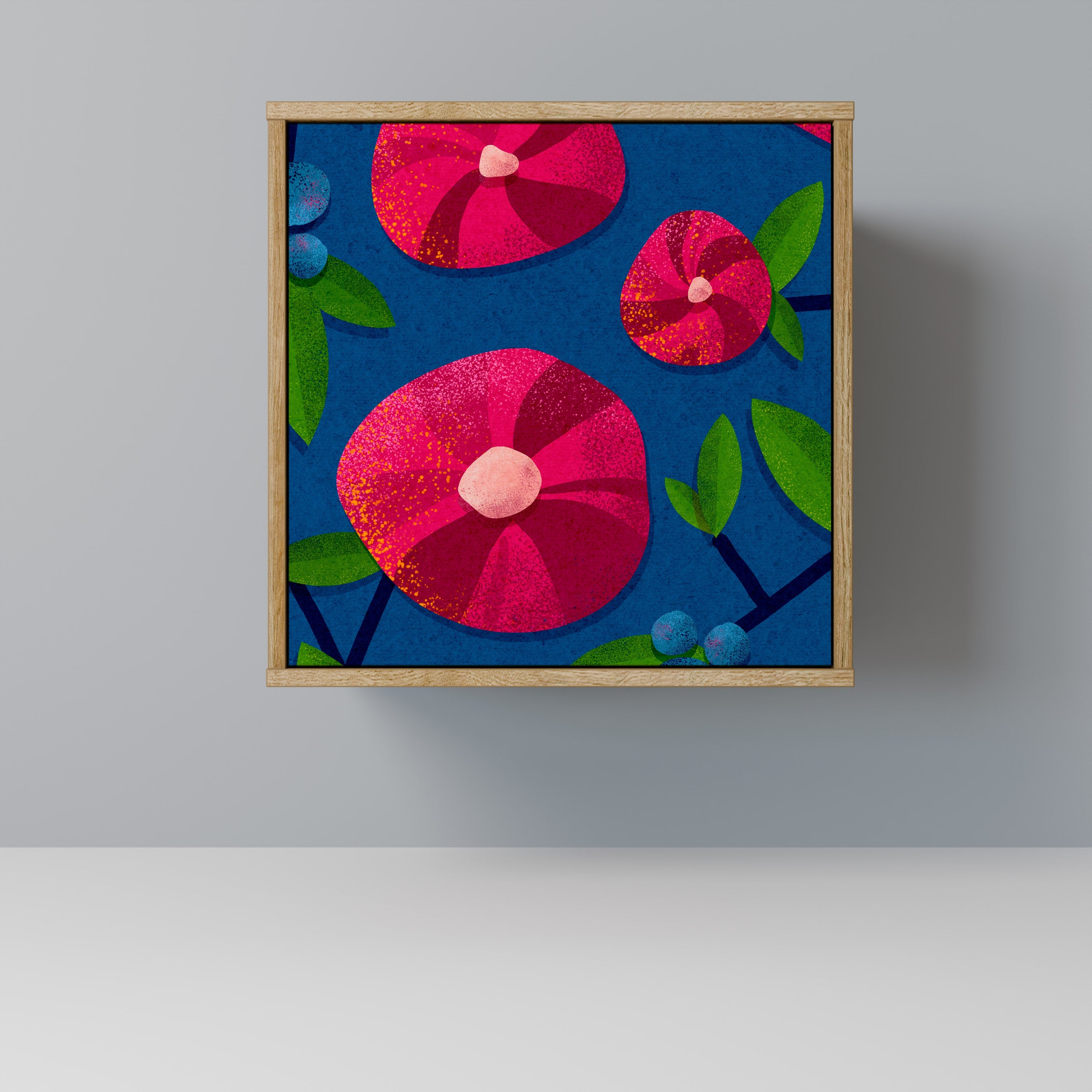 SPRING THOUGHTS Aparador de 1 Porta em Efeito Carvalho