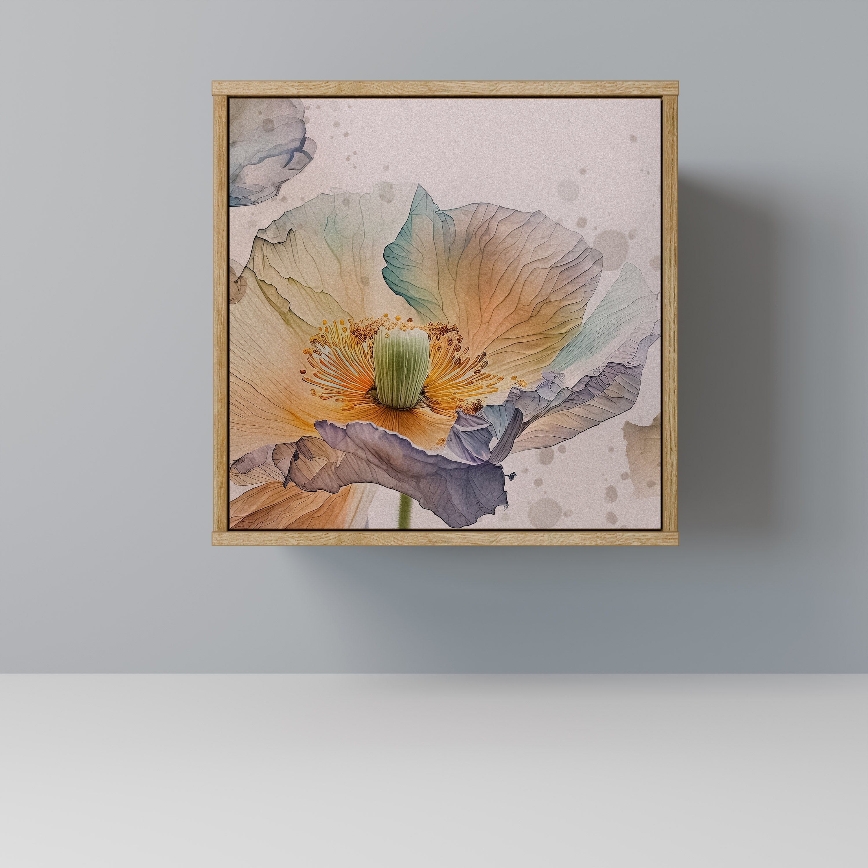 SOFTEN POPPY Aparador de 1 Porta em Efeito Carvalho