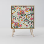 ORGANIC FOLKLORE Aparador de 1 Porta em Efeito Carvalho