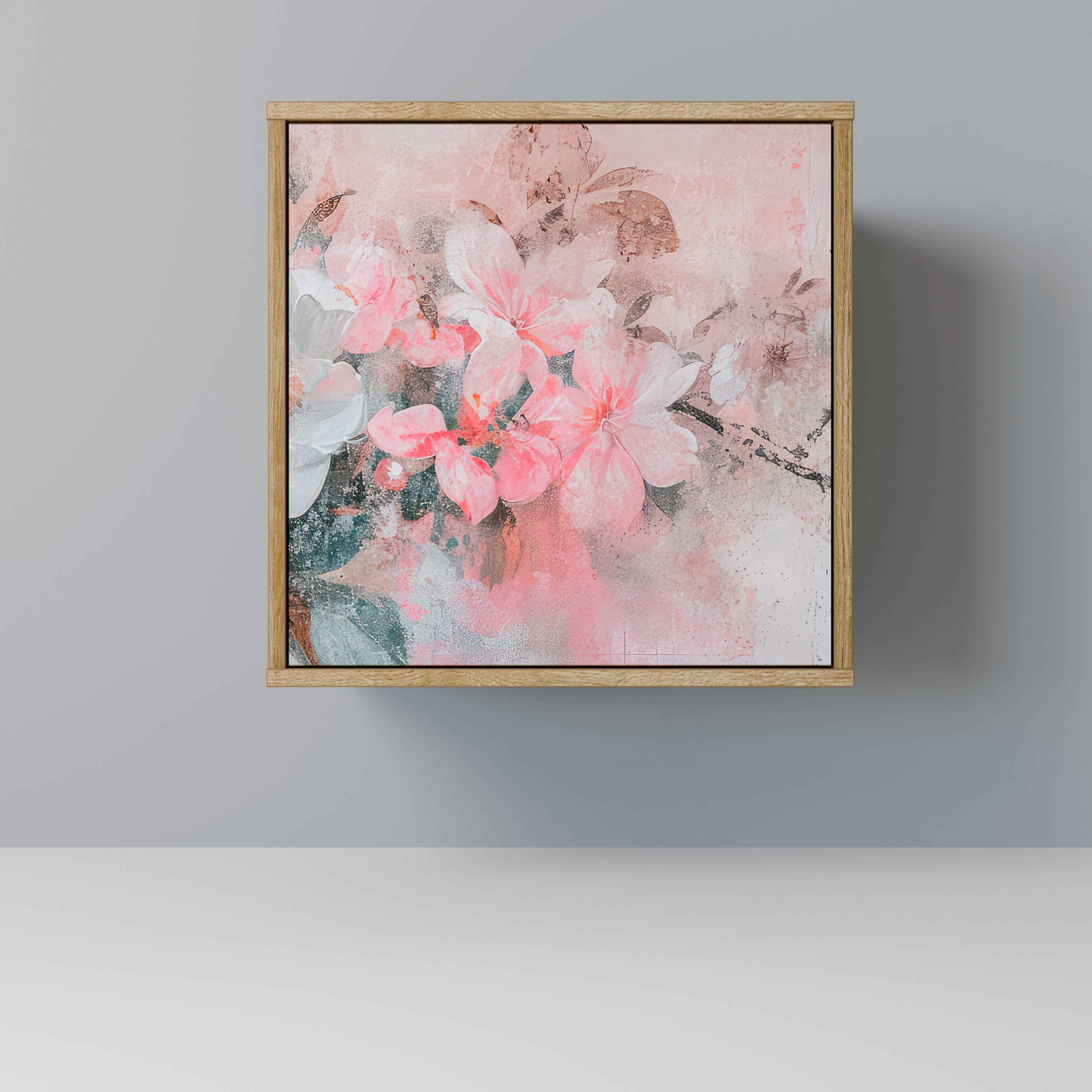 CHERRY BLOSSOM Aparador de 1 Porta em Efeito Carvalho