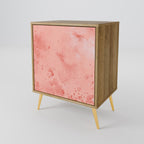 CRANE DANCE Aparador de 1 Porta em Efeito Carvalho