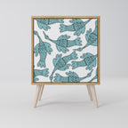 WATERSPOUT SONGIBIRD Aparador de 1 Porta em Efeito Carvalho