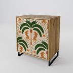 DANCING PREDATORS Aparador de 1 Porta em Efeito Carvalho