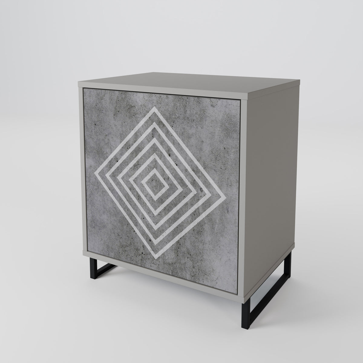 POLYGONAL ARTISTRY Aparador de 1 Porta