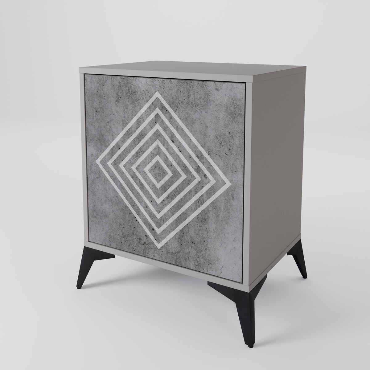 POLYGONAL ARTISTRY Aparador de 1 Porta