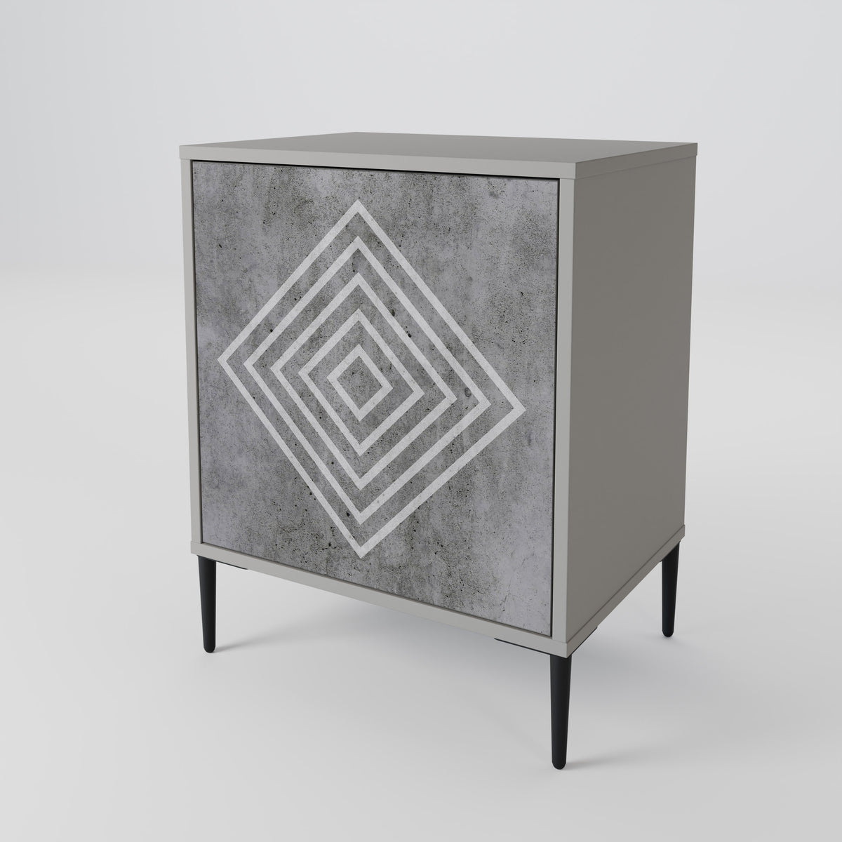 POLYGONAL ARTISTRY Aparador de 1 Porta