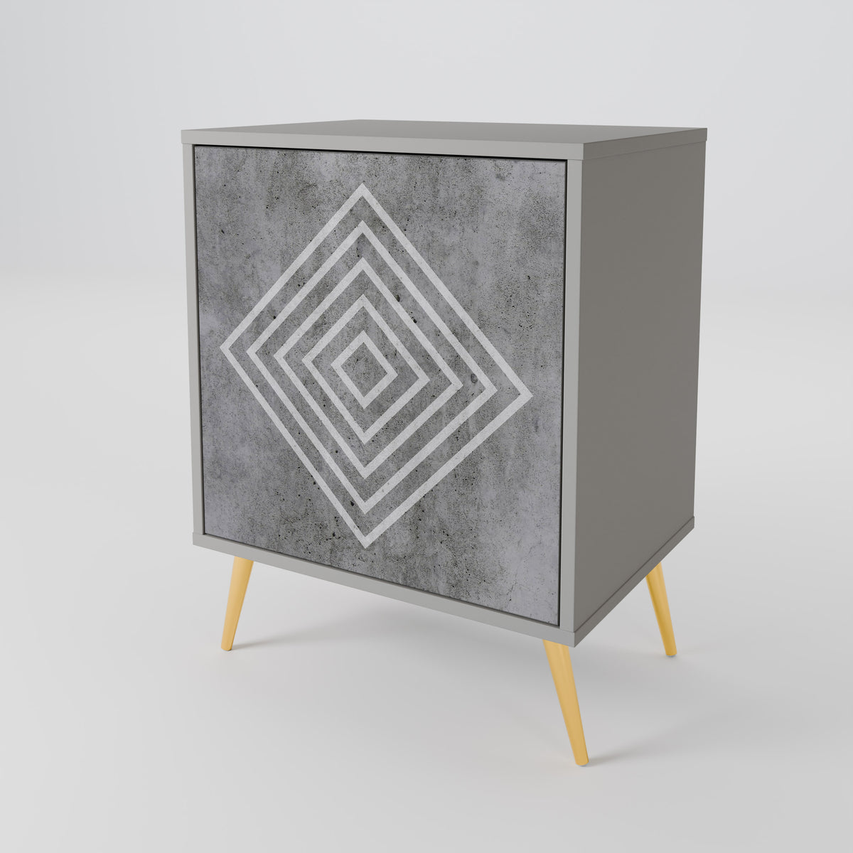 POLYGONAL ARTISTRY Aparador de 1 Porta